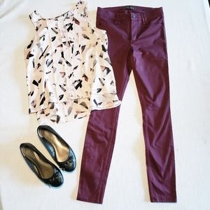 🪴bogo FREE🪴 NWOT Abercrombie Super Skinny Sateen Pant Size 25